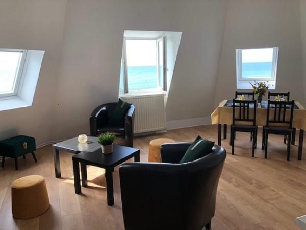 Fécamp ensemble de deux appartements en duplex vue mer