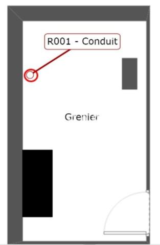 Grand T1 bis 38 m2 avec grenier et stationnement