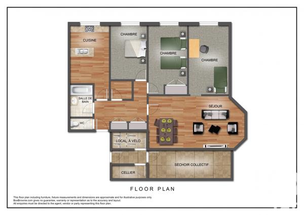 Appartement à vendre 4 pièces 78 m² Blagnac