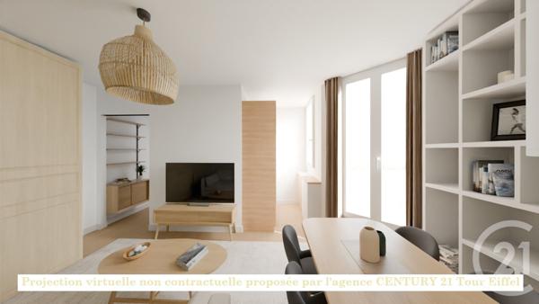 Appartement Studio à vendre  1 pièce - 21,90 m2 PARIS - 75007