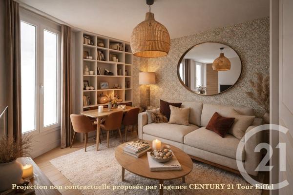 Appartement Studio à vendre  1 pièce - 21,90 m2 PARIS - 75007