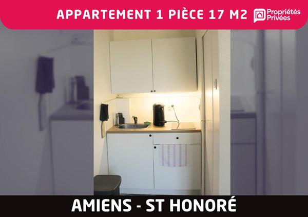 Appartement 1 pièce 17 m2 - Amiens St Honoré-Jeanne d'Arc