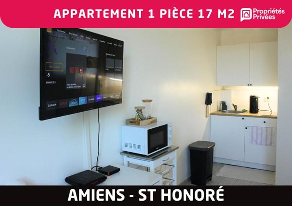 Appartement 1 pièce 17 m2 - Amiens St Honoré-Jeanne d'Arc