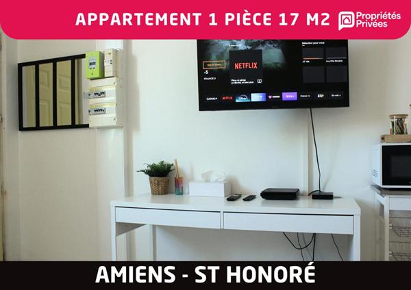 Appartement 1 pièce 17 m2 - Amiens St Honoré-Jeanne d'Arc