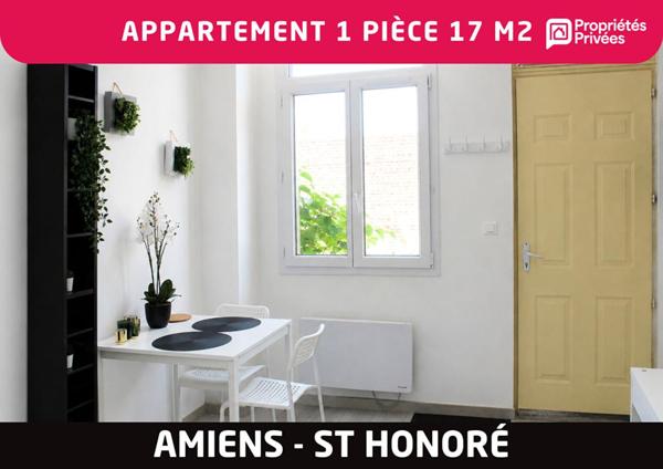 Appartement 1 pièce 17 m2 - Amiens St Honoré-Jeanne d'Arc