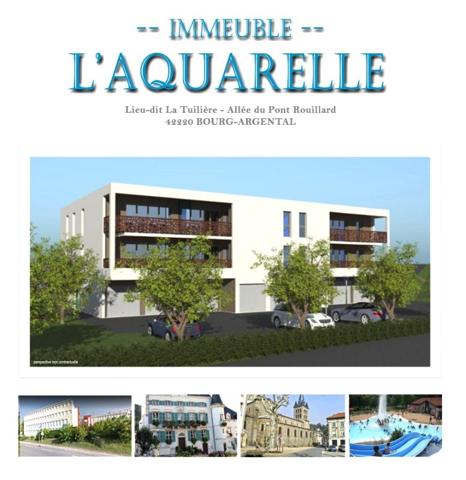 BOURG ARGENTAL 42220 Programme neuf de 9 logements du T2 au T4, 10 garages et 15 places de parkint