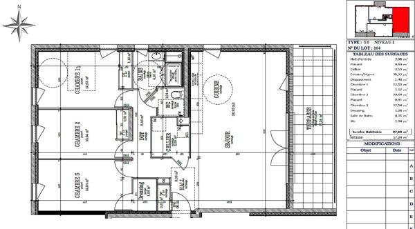 BOURG ARGENTAL 42220 Programme neuf de 9 logements du T2 au T4, 10 garages et 15 places de parkint