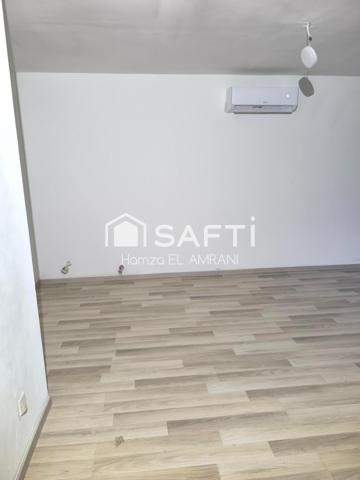 Grande maison individuelle sur joli terrain plat clos et arboré