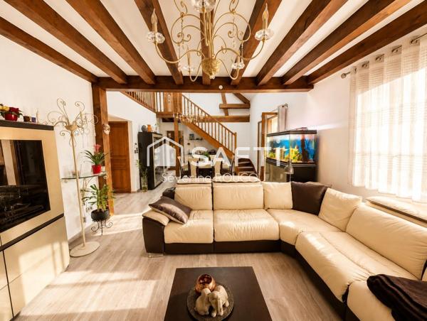 Rare sur le secteur, aux portes de Genève et proche de la Suisse, découvrez cette belle maison familiale lumineuse, aux volumes généreux et aux prestations modernes, nichée dans un environnement calme et verdoyant avec piscine.
