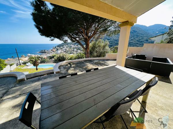 Santa-Maria-di-Lota (20200) Villa de standing T5 magnifique vue mer - jardin et piscine à Miomo