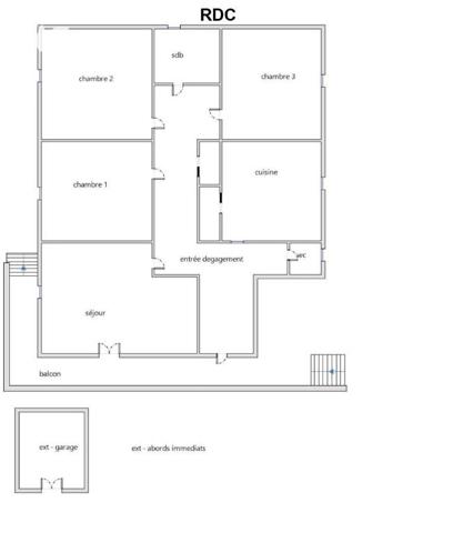 À vendre – Pavillon divisé en deux logements indépendants