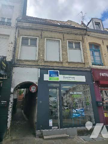 SAINT-OMER – CENTRE-VILLE – IMMEUBLE À RÉNOVER AVEC LOCAL PROFESSIONNEL LOUÉ