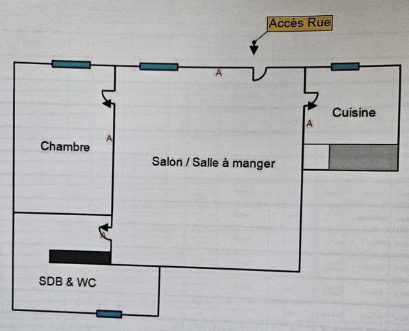 Appartement à vendre 2 pièces CHALON SUR SAONE (71)