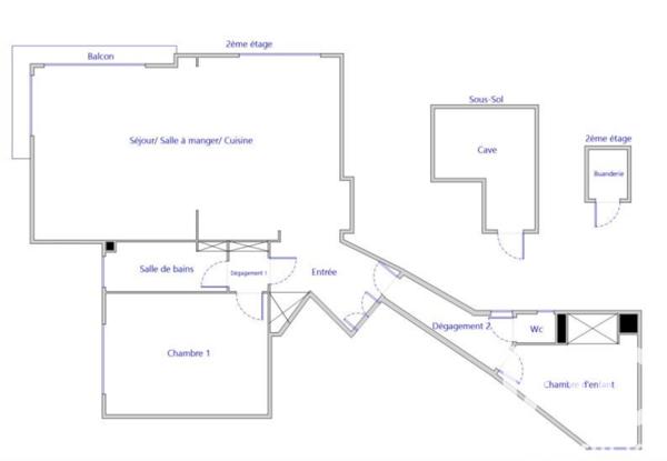 Appartement à vendre 3 pièces 70 m² Neuilly-sur-Seine