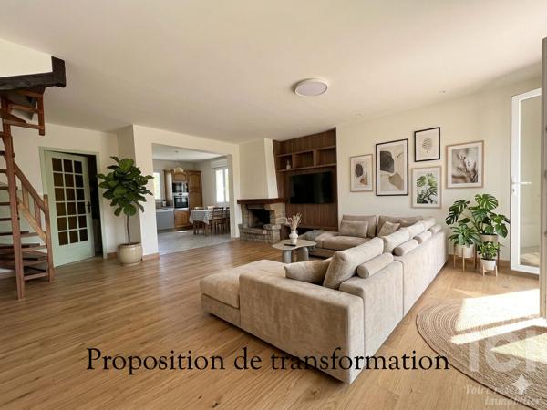 Exclusivité Maison Orvault 93 m2, 3ch, terrain 312m² Sud