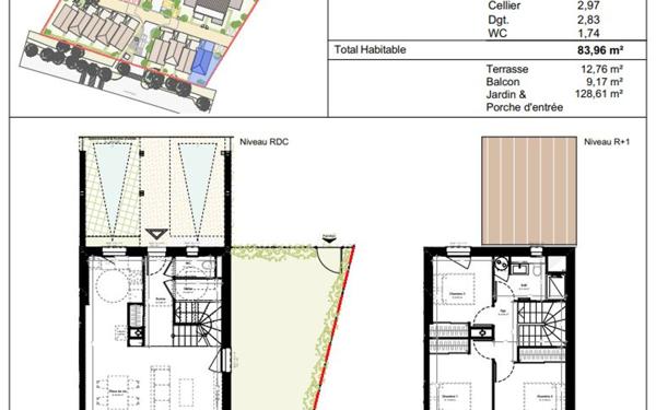 Maison à vendre    4 pièces • 83,96 m2 Idron