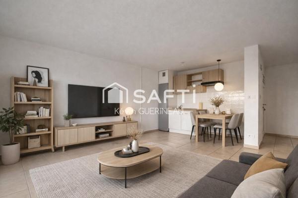 Grand Appartement T2 avec place de parking