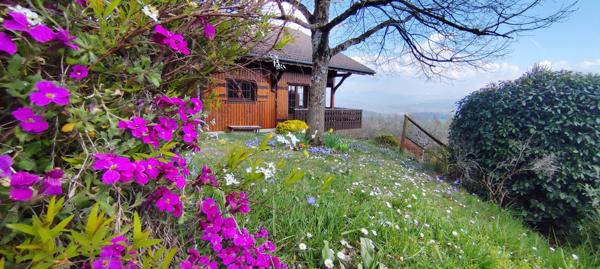 Chalet avec vue panoramique