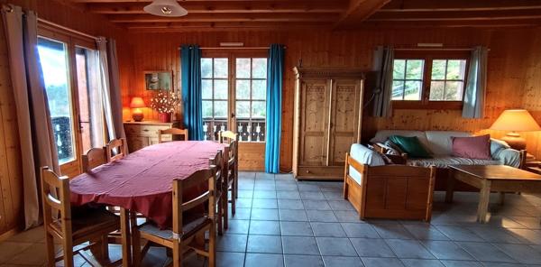Chalet avec vue panoramique
