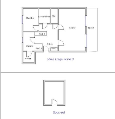 Appartement
         2 pièces
        - 57 m² 158 500 € *