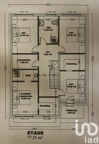 Maison 5 pièces de 152 m² à Stiring-Wendel (57350)