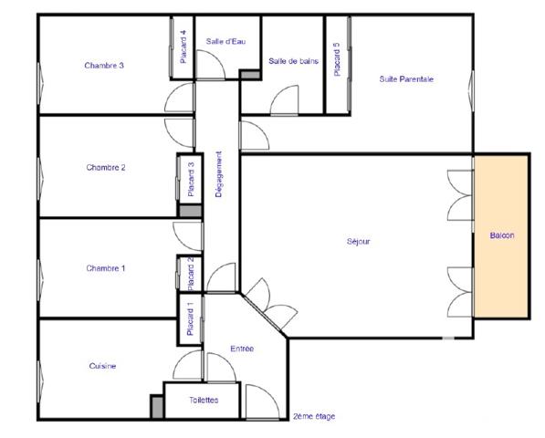 Appartement à vendre 5 pièces 110 m² Versailles