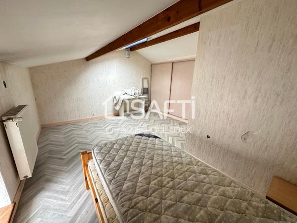 Maison de bourg, 3 chambres, 2 SDB, un garage