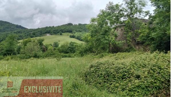 Lanteuil. Grange en pierres avec vue dégagée et plus de 2600 m2 de terrain