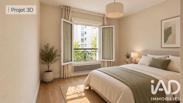 Appartement à vendre 3 pièces 63 m² Paris 15