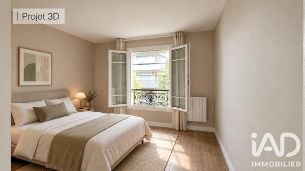 Appartement à vendre 3 pièces 63 m² Paris 15