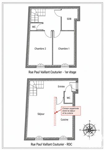 Appartement à vendre 3 pièces 73,62 m² Alfortville
