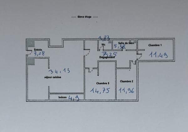 Appartement 4 pièces - 90 m²