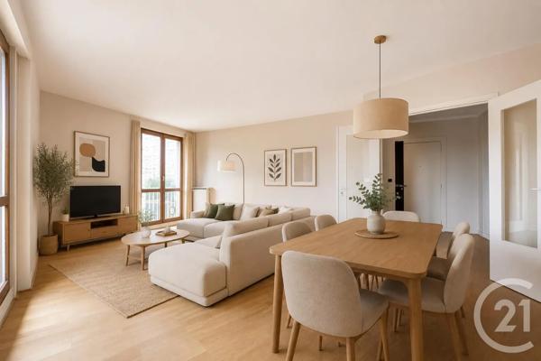 Appartement F3 à vendre  3 pièces - 107,14 m 2   PARIS  - 75015