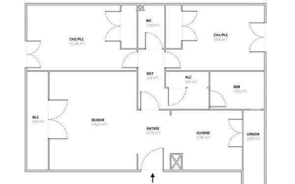 Appartement à vendre    3 pièces •  Port-de-Bouc