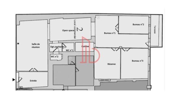 Local Commercial de 200 m² à vendre à Bordeaux Rive Droite