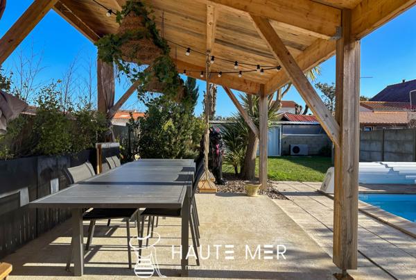 HIPPOCAMPE – Villa T8 de 254 m2 à 1 km d’Arago et de la plage
