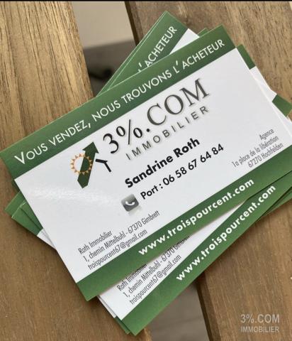 3%.COM TERRAIN à Construire 3.64 ares KIENHEIM Centre Truchtersheim (67370)