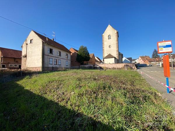 3%.COM TERRAIN à Construire 3.64 ares KIENHEIM Centre Truchtersheim (67370)