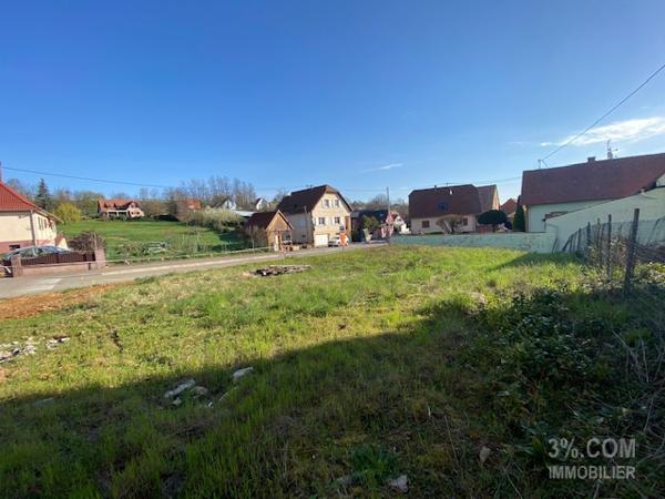 3%.COM TERRAIN à Construire 3.64 ares KIENHEIM Centre Truchtersheim (67370)