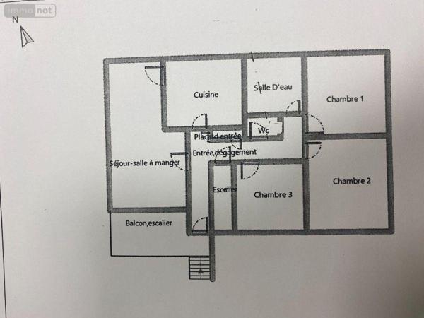 Maison à vendre à Buzançais dans l'Indre (36500), ref : 1050861