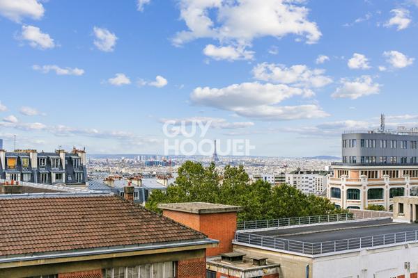Gambetta - 3 pièces - Balcon avec vue panoramique sur tous les monuments de Paris de 18 m2