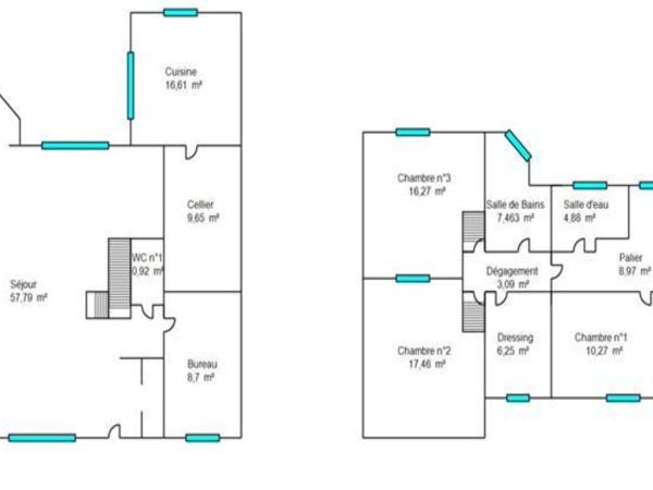 Maison 8 pièces - 186 m² Exclusivité efficity