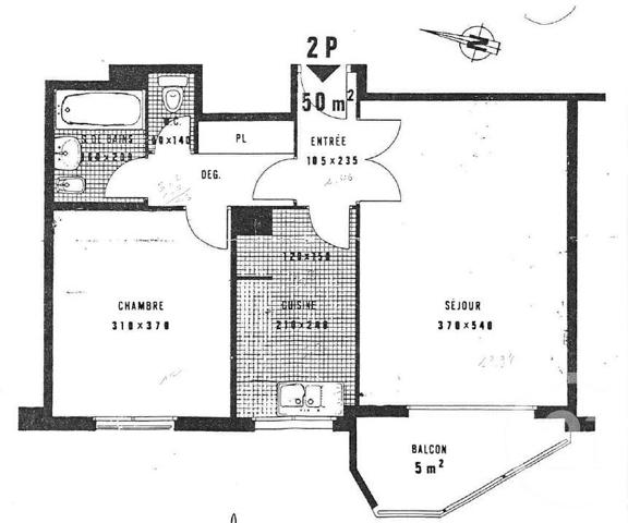Appartement F2 à vendre  2 pièces - 49,14 m2 ST MAUR DES FOSSES - 94
