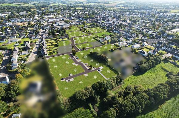 Terrain à bâtir de 429m² – QUIMPER SUD