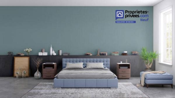 POISY 74330 - Appartement 3 pièce(s) 62.13 m2  orienté SO,- 1er étage - balcon et en sous-sol une cave, un box double