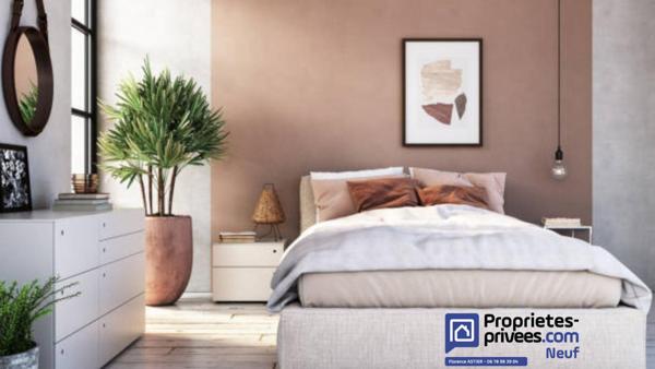 POISY 74330 - Appartement 3 pièce(s) 62.13 m2  orienté SO,- 1er étage - balcon et en sous-sol une cave, un box double