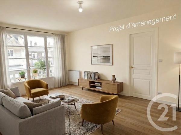 Appartement T3 à vendre  3 pièces - 55,66 m 2   LISIEUX  - 14