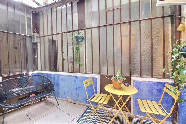 Marseille (13001) Rare à la vente T2 la Plaine avec courette