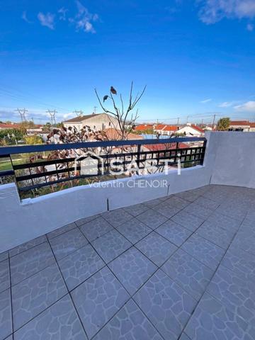 Appartement T3 en duplex au 1er étage avec vue dégagée