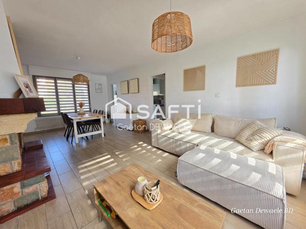 Maison  3 chambres avec garage et jardin
